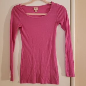 Mossimo pink long sleeve shirt